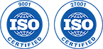 ISO 9001 and ISO 27001 authentication